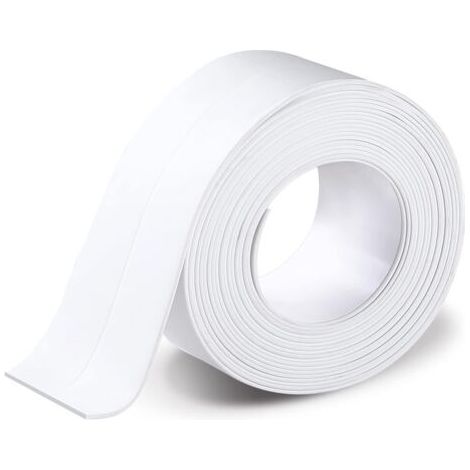 Bande d'étanchéité pour salle de bain, cuisine, douche, accessoires blanc,taille : 3,2 m x 3,8 cm