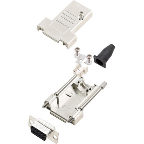 encitech DTSL09-T-JSRG+DBS-K 6355-0040-11 D-SUB Buchsenleisten-Set 180 ° Polzahl: 9 Lötkelch 1 Set