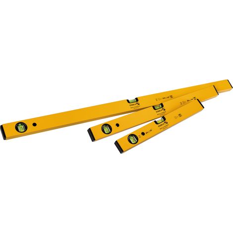 Stabila CLASSIC SET 70, 3-teiliges Wasserwaagen-Set: 100 cm, 60 cm, 40 cm (1/5)