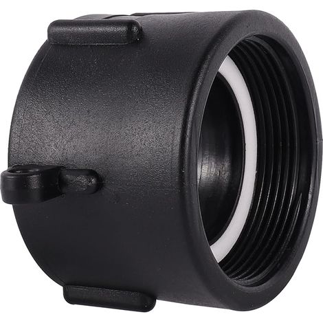 Adaptateur IBC 60 mm Filetage Grossier à 2",Adaptateur Robinet Tuyau Arrosage,Raccord Cuve 1000 litres,pour Vanne Cuve 1000l,Reservoir eau de Pluie,Conteneur (1/5)