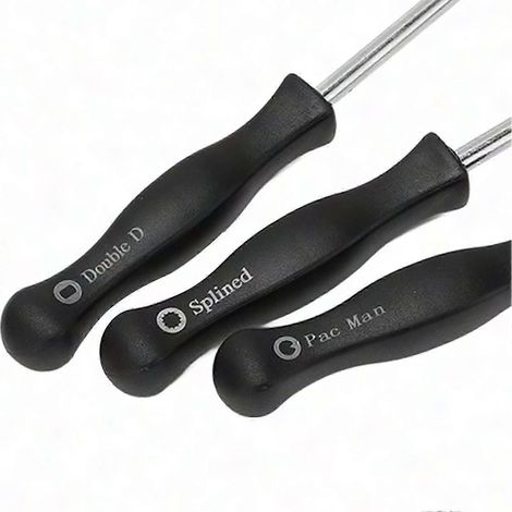 3-teiliges Vergaser-Einstellschraubendreher-Set aus Aluminiumlegierung, Werkzeug zur Einstellung von 2-Takt-Motoren, Präzisions-Vergaser-Set, robuster Griff, für professionelle und Heimwerkeranwendung (1/2)