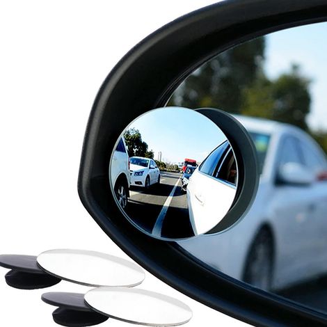 2x Toter Winkel Spiegel Auto HD Weitwinkel, 360° drehbar, wasserdicht (1/5)