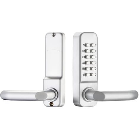 Serrures à combinaison mécaniques, serrures de porte, serrures à combinaison de portes de bureau intérieures et extérieures en bois (1/5)