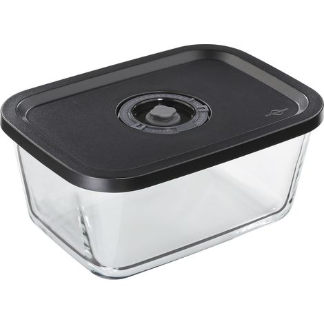 Recipiente al vacío Kuchenprofi Easyfresh con fecha de caducidad, vidrio borosilicato/plástico, 1,4 l, 20 x 14 x 9 cm (1/5)