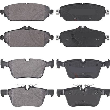 KIT PASTIGLIE FRENO ANTERIORI E POSTERIORI compatibile con MERCEDES-BENZ CLASSE E (W210) / PASTIGLIE FRENANTI AUTO OEM P 50 023,P 50 025  P 50 009 / SOSTITUZIONE DIRETTA / BASSA POLVERE / SILENZIOSO