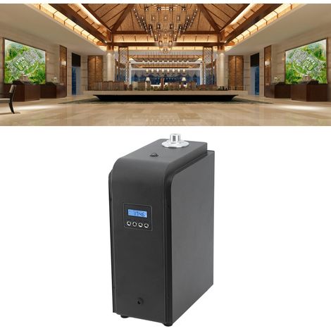Diffusore di aromi intelligente, macchina per profumare gli ambienti, diffusore elettronico di essenze con ventola per casa, ufficio, hotel, copertura di 2000 m³, capacità di 500 ml, display LCD con t (1/4)