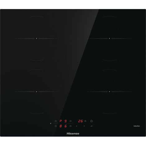 Hisense HI6401CH. Colore del prodotto: Nero, Posizionamento dell'apparecchio: Da incasso, Dimensione della larghezza del piano cottura: 59 cm. Tipo di controllo: Touch, Posizione di controllo: Fron...