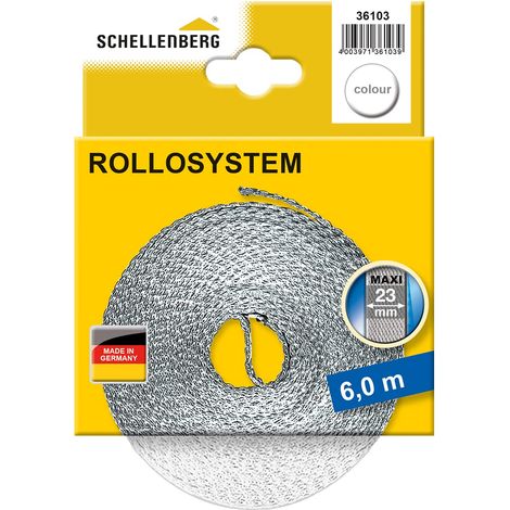 Sangle pour volet roulant, 23 mm, 6 m, Blanc (1/4)