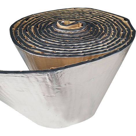 GARRYFIZH Coussin d'isolation thermique et phonique pour pare-feu de voiture et de camion, 10 mm, 1 000 x 1 000 mm, 40" x 40" (1/5)