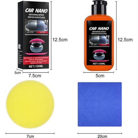 Flüssiges Autowachs, kratzfest, Karosseriepolitur, Autolackreparatur, langanhaltender Glanzschutz, 500 ml (1/5)