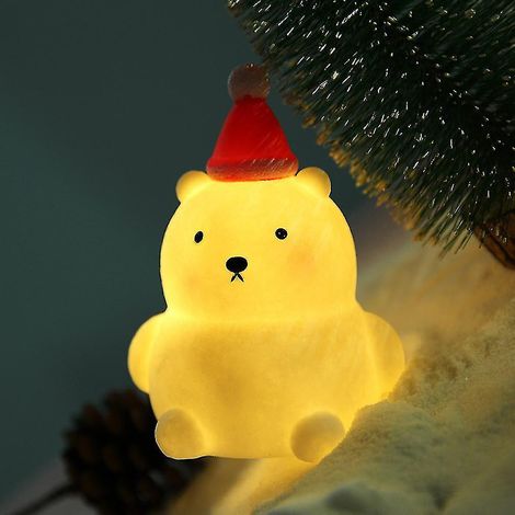 Lampe de chevet ours, mini lampe de chevet décorative