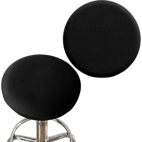 1 Housse De Tabouret, Tissu Élastique, Polyester Antidérapant, Pour Bar Cuisine Maison, 30-36cm (1/5)