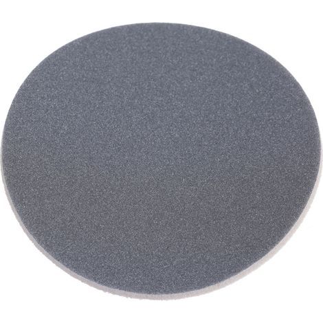 Disques abrasifs ronds en éponge flockée 125 mm (300-400) pour ponceuse à velcro (1/5)