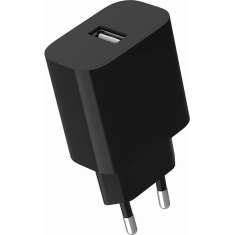 Cargador universal USB, 2.1 A, negro