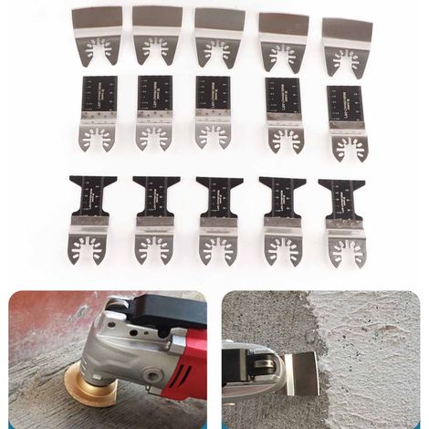 Accessoires pour outils pivotants, accessoires à dégagement rapide de type ouvert, accessoires pour coupe-bordures multifonctionnels, ciseaux bimétalliques courbes de 34 mm et 45 mm, vendus par lots d (1/5)