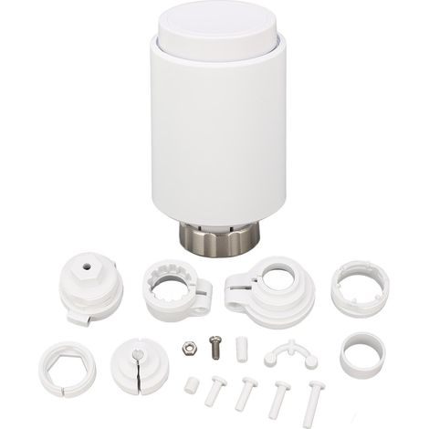Vanne thermostatique radiateur LED écran, contrôle par appli, économie d'énergie, valve intelligente température compatible Smart Life (1/5)