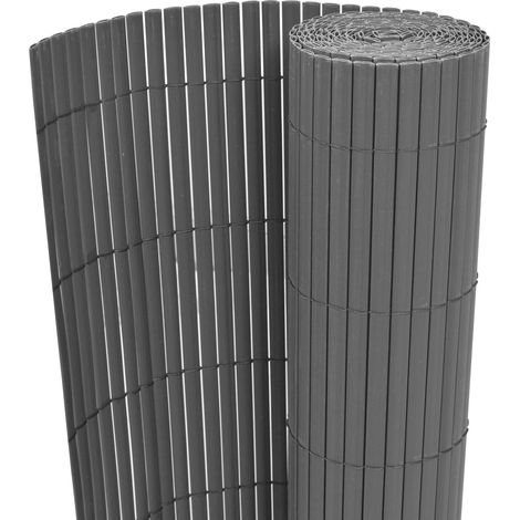 vidaXL Recinzione per Giardino Grigio 150 x 300 cm PVC (1/5)