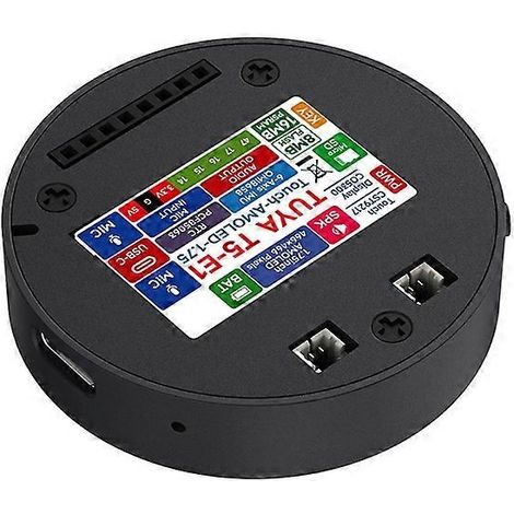 Placa de desarrollo de pantalla táctil redonda AMOLED Tuya T5-E1 de 1,75 pulgadas, 466x466 píxeles, interfaz QSPI, compatible con Bluetooth y Wi-Fi. (1/5)