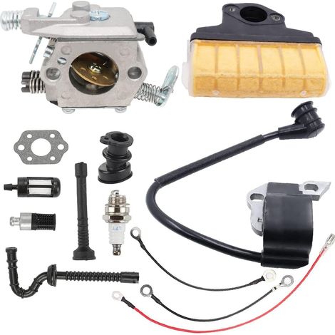 Carburateur WT-286 avec conduite de fioul pour bobine d'allumage de filtre à air pour scie à chaîne Stihl MS230 MS210 025 023 021 (1/5)