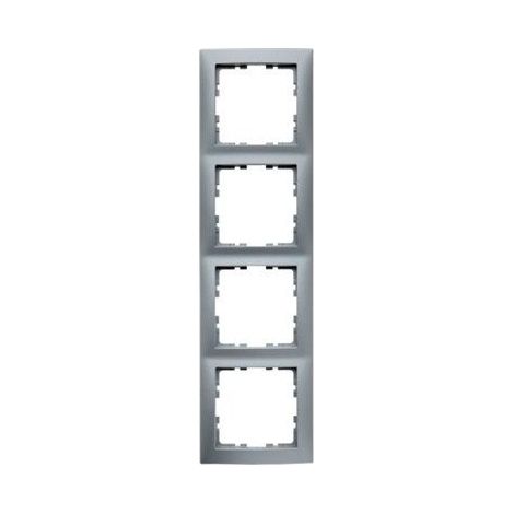 Berker RAHMEN 4FACH ALU MATT (10149939 S.1)