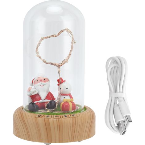 Night Light ABS Material USB Charging 1200 MAh Battery Night Lamp with Dome for Festival Home Decoration (1/5)