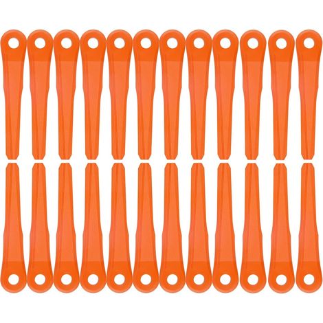 Lot de 24 lames de rechange pour Stihl Polycut 6-2, 6-3, 7-3, 28-2, 48-2 Coupe Bordure, couteaux en plastique 40020071000 (1/5)