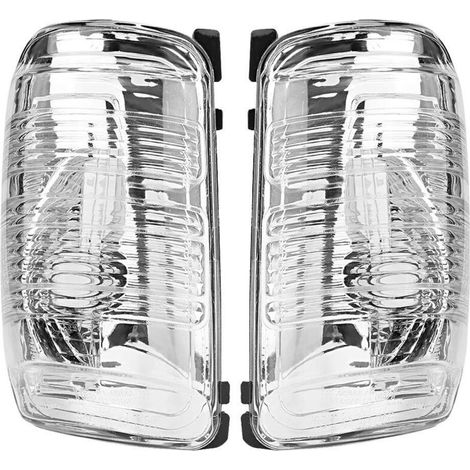Lente de intermitente, par de cubiertas de ABS para luz de intermitente, apto para Transit a partir de 2013, OE izquierda 1847387, derecha 1847389 -Crezuo (1/4)