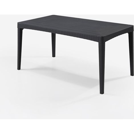 TABLE EN POLYPROPYLÈNE 'GIRONA' graphite (1/2)