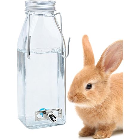 Biberon pour hamster, biberon pour lapins 350 ml, abreuvoir pour petits animaux, pour propriétaires d'animaux domestiques, bureau, maison, magasins, chambre, appartement, refuge (1/5)