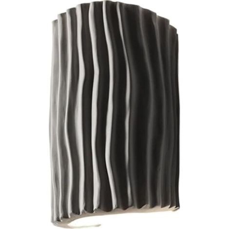 Wandleuchte, kreative Wandleuchte aus Kunstharz, wellenförmige Wandleuchte, G9-Leuchtmittel, geeignet für Schlafzimmer, Wohnzimmer, Flur, Nachttisch usw. (Leuchtmittel nicht enthalten) (1/5)