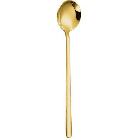 Ensemble de 10 cuillères à café dorées en acier inoxydable, polies miroir – DELKEVIC