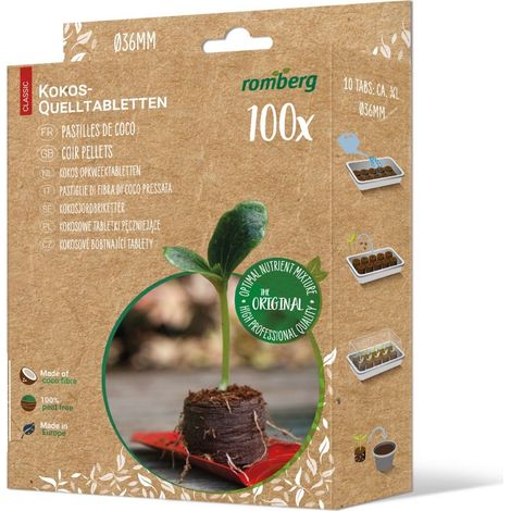 Blister de 100 pastilles COCO Ø3,6cm - ROMBERG (1/2)