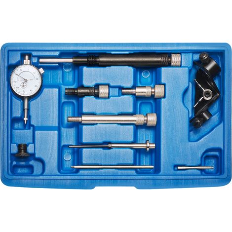 Kraftplus – Outil de calage pour pompe à injection Diesel – Compatible Bosch VE, Lucas, CAV-Roto, Nippon Denso – Kit avec comparateur et adaptateurs (1/3)