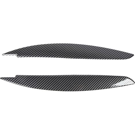 5 Pièces Lèvre de Pare-Chocs Avant Spoiler Sportif Kit Carrosserie en Noir Brillant pour BMW Série 3 E90 E91 LCI 2007-2012 (1/5)
