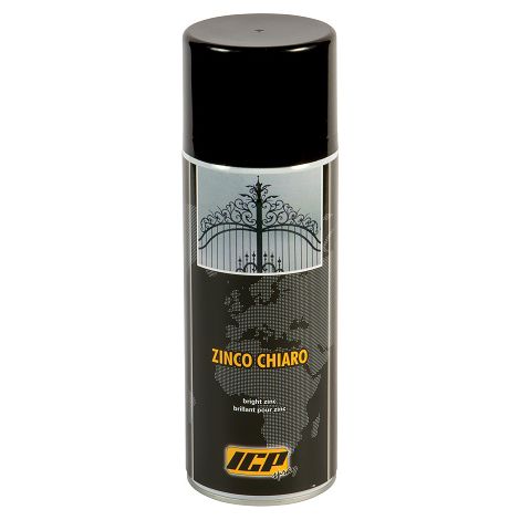 ZINCO SPRAY CHIARO ZINCATURA A FREDDO ANTIRUGGINE ICP 400 ml (1/2)