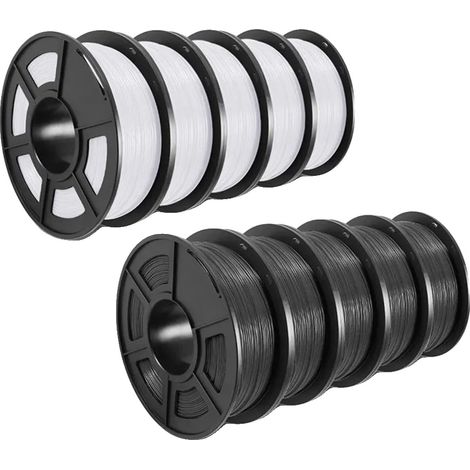 Filamento per stampante 3D, elevata compatibilità, materiali ecocompatibili, PETG WT GY (1/2)