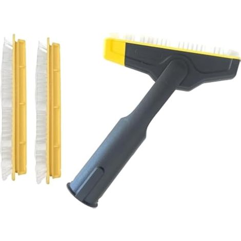 Grande brosse à joints pour Karcher Easyfix pour modèles Deluxe avec 2 poils de rechange pour nettoyeurs vapeur SC1 SC2 SC3 SC4 SC5 (1/4)