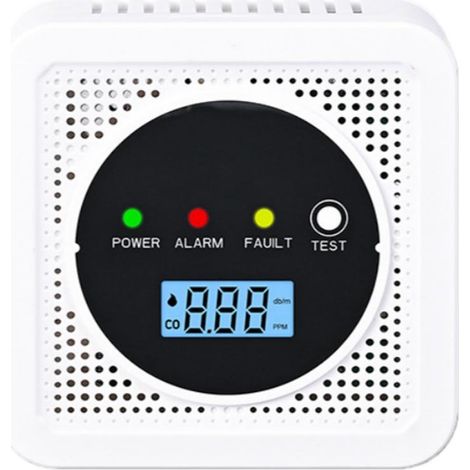 Détecteur de Fumée et de Monoxyde de Carbone (CO) avec Écran LED - Protégez Votre Maison (1/5)