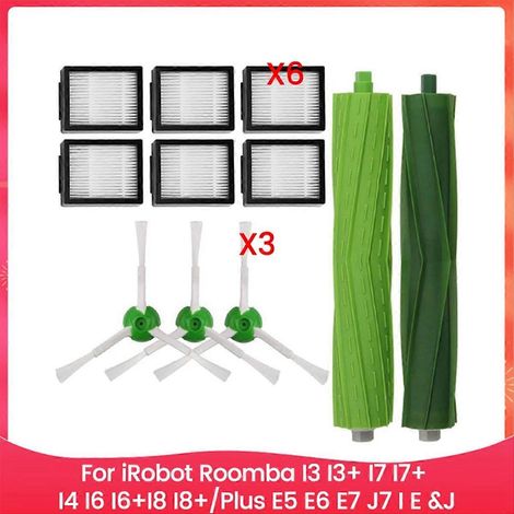 Rouleau pour aspirateur iRobot Roomba séries I3, I3+, I7, I7+, I4, I6, I6+, I8, I8+/Plus, E5, E6, E7, J7, IE et J - JBMEDIA (1/4)