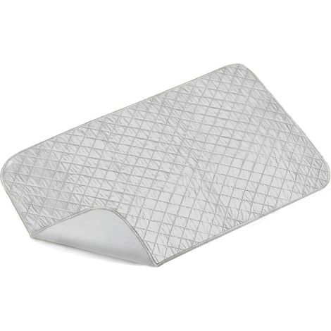 Tragbare Reisebügelmatte, Bügeldecke, verdickte, hitzebeständige Bügelunterlage für Waschmaschine, Trockner, Tisch- und Küchenarbeitsplatte, kleines Bügelbrett (48 x 120 cm)