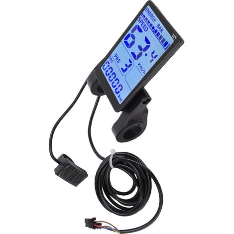 Compteur électrique LCD M5 étanche avec câble SM pour vélo/scooter électrique (1/5)