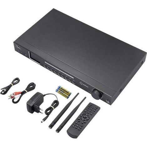 [GEBRAUCHT] B-Ware RENKFORCE Radio Empfänger RF DAB DAIR1702 Internetradio Fernbedienung WLAN CD BT