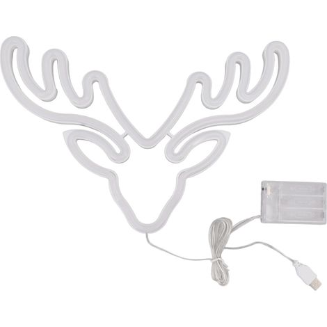 lumineuse LED néon alimentée par batterie USB décoration