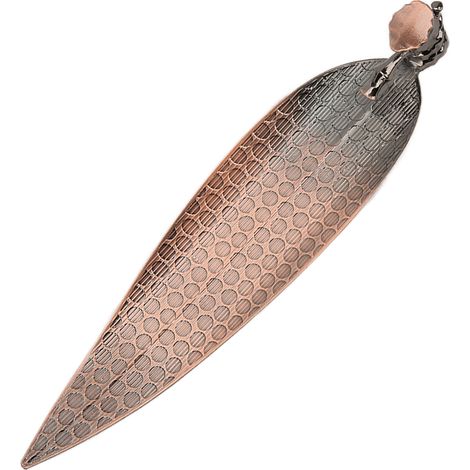 Porte-Bâton d'Encens en Forme de Feuille, Brûle-Encens Portable et Durable, pour Méditation, Yoga, Maison, Bureau, Violet Bronze (1/5)