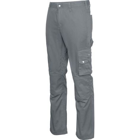 Pantaloni da lavoro multitasche WK. Progettato per funzionare Grigio 48