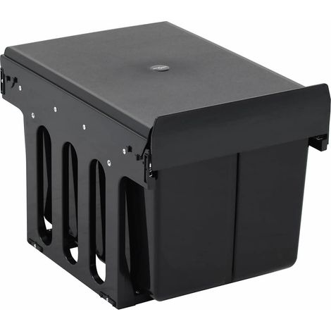 Maison Exclusive - Cestino Estraibile per Mobile Cucina Chiusura Ammortizzata 36L (1/5)