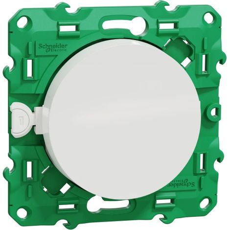 Schneider Electric Gamme Odace Wireless Schalter Weiß
