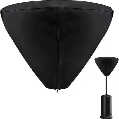 (Noir, 87x64cm) Housse de chauffage d'extérieur en tissu Oxford haute résistance - Protection UV, convient aux jardins, patios ou terrasses. (1/5)