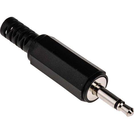 Connecteur Jack 3,5 mm Mâle Mono RS PRO, Montage sur câble ( Prix pour Paquet de 10 )