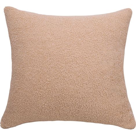Cterwk Zierkissenbezüge, flauschige Kissenbezüge, dekorative Kissenbezüge, geeignet für Sofas, Betten und Kissen, 1 Stück, beige.